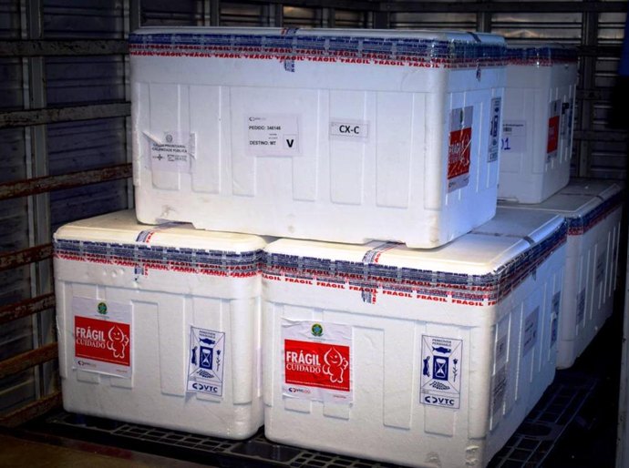 Mato Grosso recebe 85.050 doses de vacina nesta sexta-feira,16