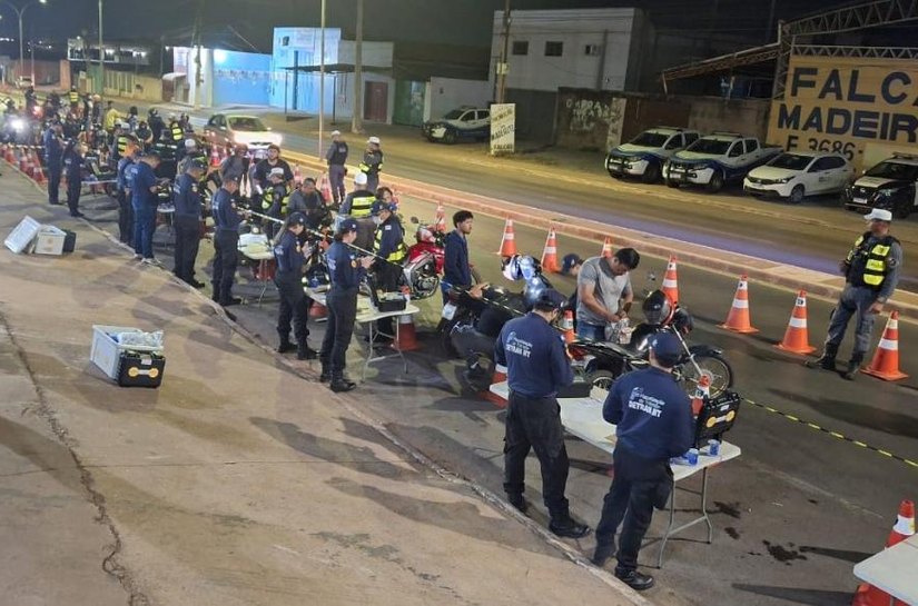 Operação Lei Seca prende quatro motociclistas por embriaguez em Várzea Grande