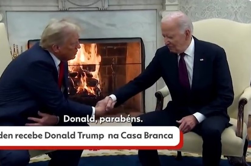 Trump se reúne com Biden em 1ª visita à Casa Branca após eleição e promete 'a transição mais suave possível'