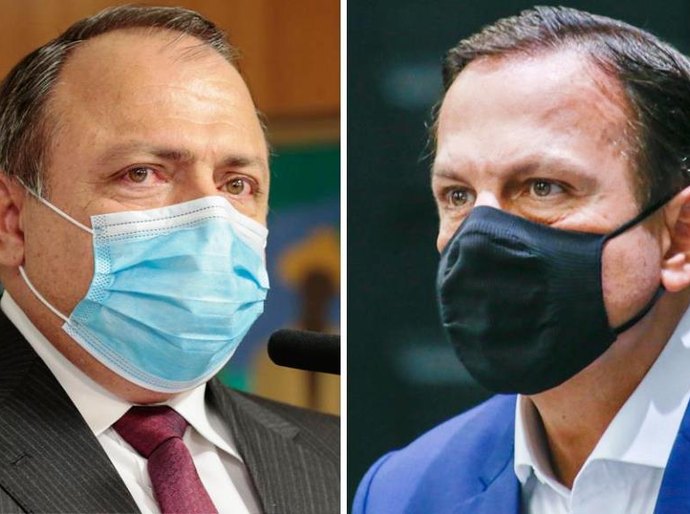 Reunião com governadores tem tensão entre Doria e Pazuello