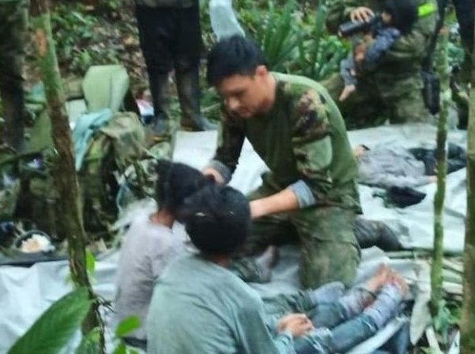 Ayahuasca e água benta para encontrar as crianças perdidas na selva da Colômbia