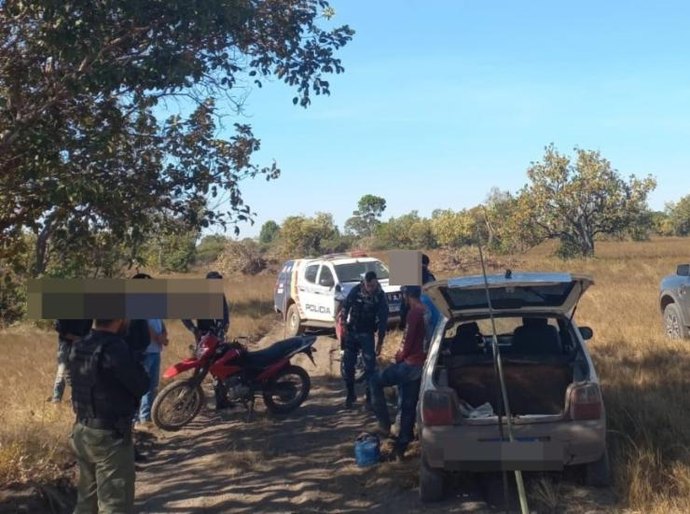 Polícia Militar detém seis pessoas suspeitas por invasão de propriedade rural em MT