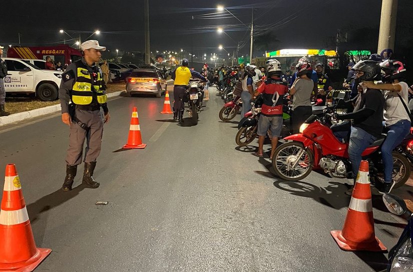 Operação identifica 28 condutores sem CNH e termina com remoção de 79 motocicletas