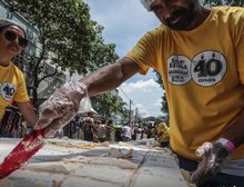 Tradição no aniversário de São Paulo, Bolo do Bixiga completa 40 anos