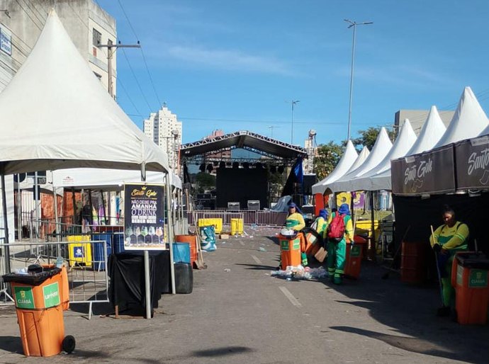 Veja Fotos: Prefeitura de Cuiabá recolhe 40 toneladas de lixo durante 5 dias de Carnaval