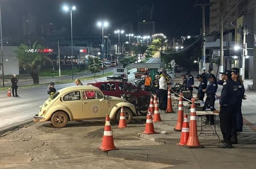 Lei Seca resulta na prisão de oito pessoas durante fiscalização em Cuiabá