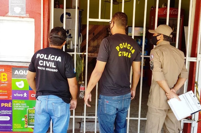 Polícia Civil e Bombeiros fecham distribuidora de gás irregular em Várzea Grande