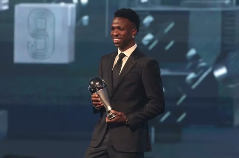 The Best: Vini Jr. é eleito o melhor jogador do mundo pela Fifa