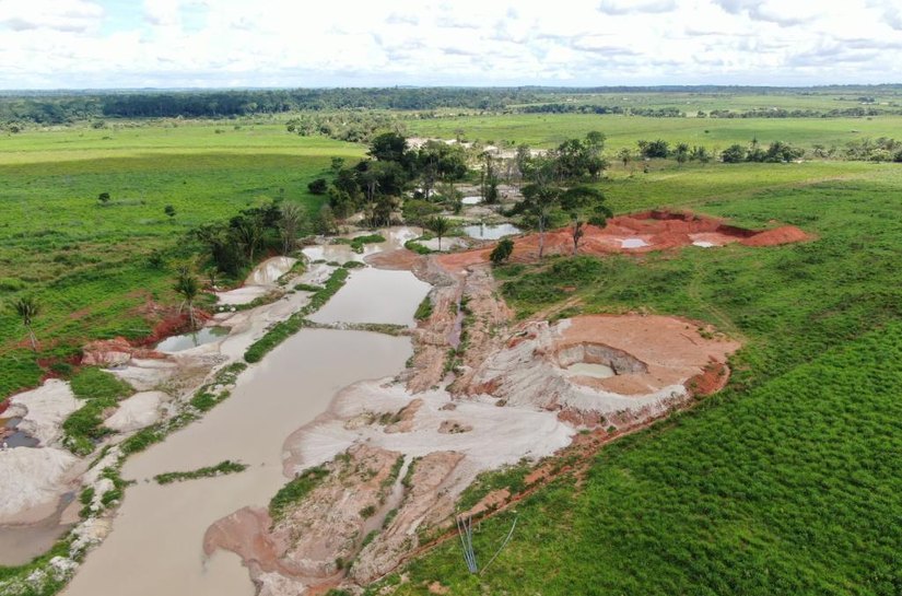 Sema e Bope deflagram operação contra extração ilegal de minérios no Norte de MT
