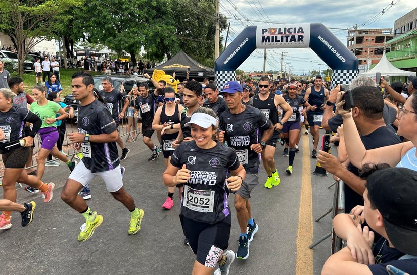 Polícia Militar reúne mais de três mil atletas na 24ª Corrida Homens do Mato em Cuiabá