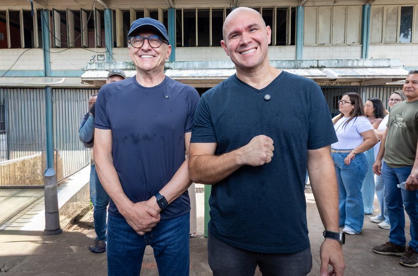 Abílio e Pivetta vistoriam antigo Caic e anunciam Centro Integrado de Serviços no Pedra 90