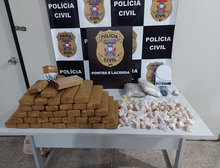 Polícia Civil apreende carregamento de maconha e pasta base que seria distribuído em Pontes e Lacerda
