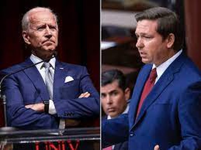 DeSantis reconhece que Biden venceu as eleições de 2020 e emenda o plano a Trump: “Claro que perdeu”