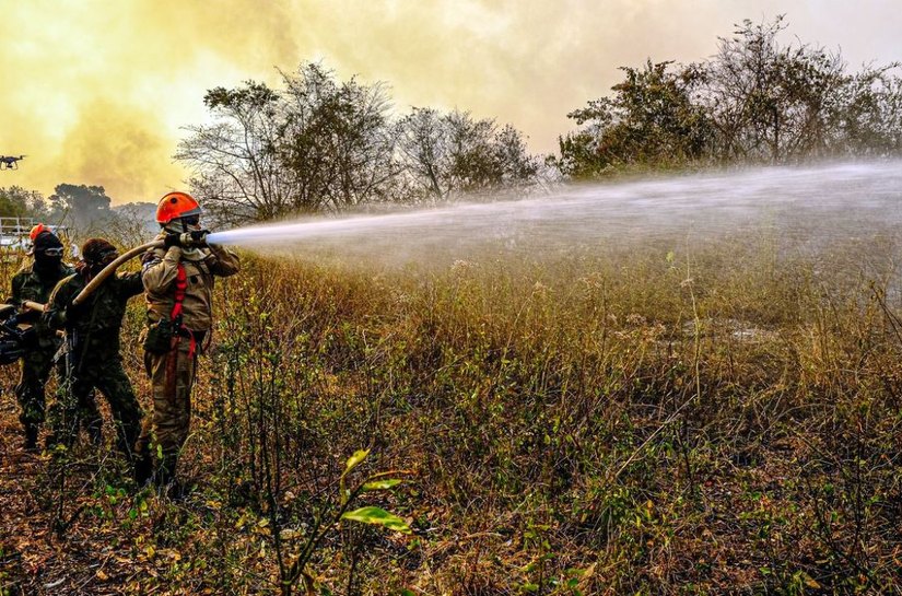 Governo Federal manda 71 soldados para reforçar combate ao fogo no Pantanal