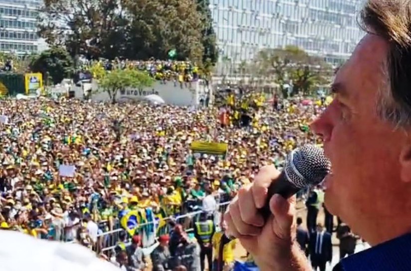 As ameaças de Bolsonaro em discurso a manifestantes no 7 de Setembro
