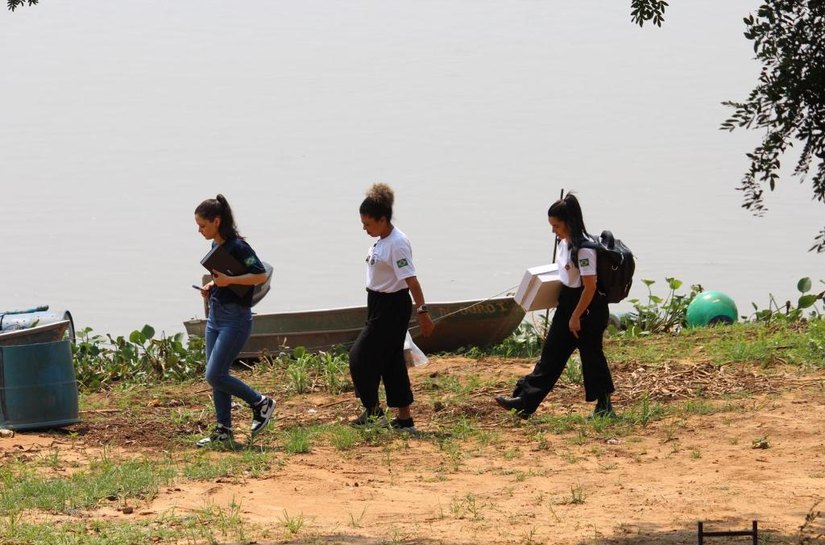 SES percorre comunidades ribeirinhas para monitoramento genômico e identificação de vírus em circulação