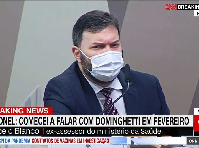 Citado em depoimentos, coronel Blanco depõe à CPI da Pandemia