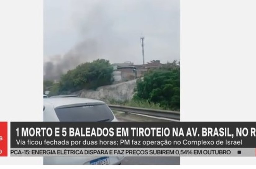 Três pessoas morrem e 2 são feridas após bandidos do Complexo de Israel atirarem contra a Av. Brasil, que fecha por mais de 2 h