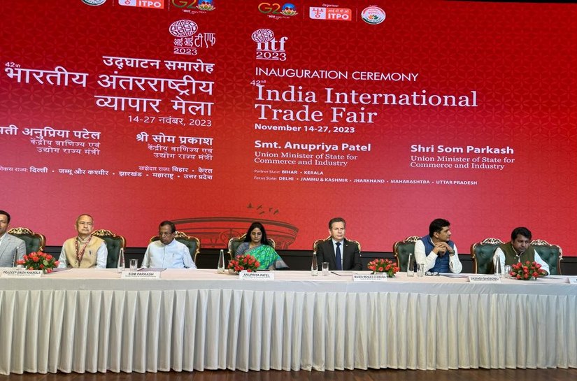 Mauro participa da abertura da 42ª Índia International Trade Fair