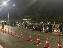 Operação Lei Seca termina com 43 motocicletas removidas e três prisões