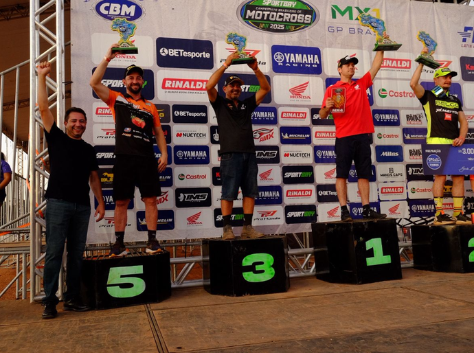3ª etapa do Campeonato Brasileiro de Motocross tem primeiros vencedores