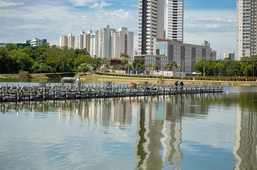 Parque das Águas recebe megaestrutura e programação histórica para celebrar aniversário de Cuiabá