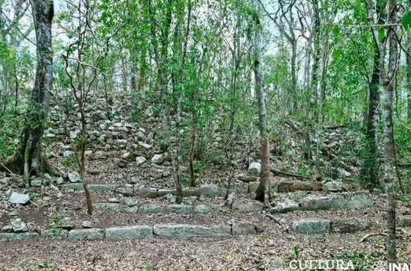 A antiga cidade maia descoberta no meio da floresta no México