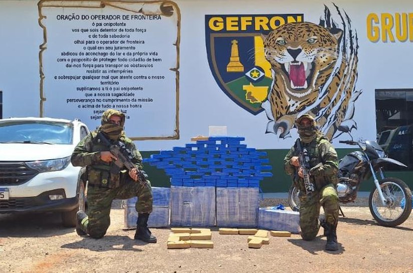 Forças de segurança apreendem mais de 200 kg de cocaína e geram prejuízo de R$ 5 milhões às facções criminosas
