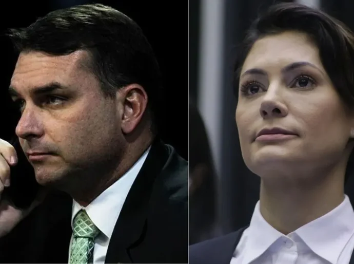 Solução para crise entre Flávio e Michelle depende de Bolsonaro