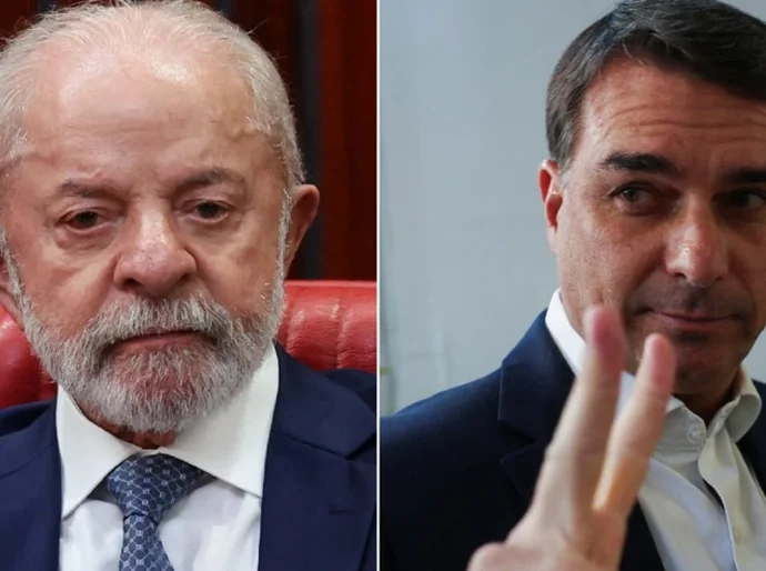 Lula aparece 7 pontos à frente de Flávio Bolsonaro em eventual 2º turno, aponta pesquisa AtlasIntel