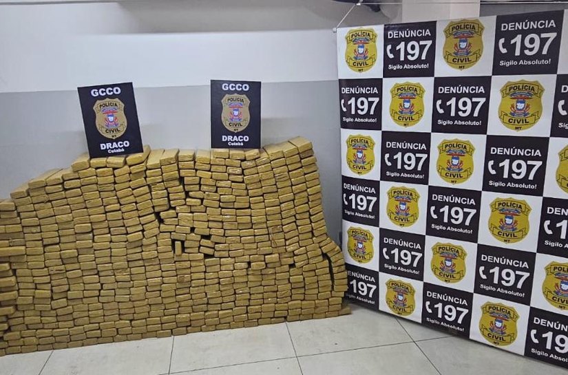 Polícia Civil apreende aproximadamente meia tonelada de maconha em VG