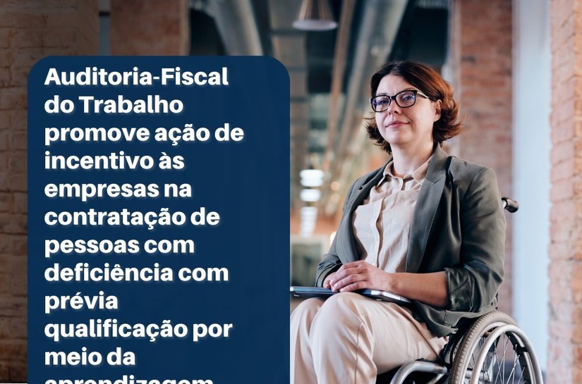 Fiscais do Trabalho alertam as pessoas com deficiência no interior de MT sobre oferta de cursos de qualificação e vagas de emprego