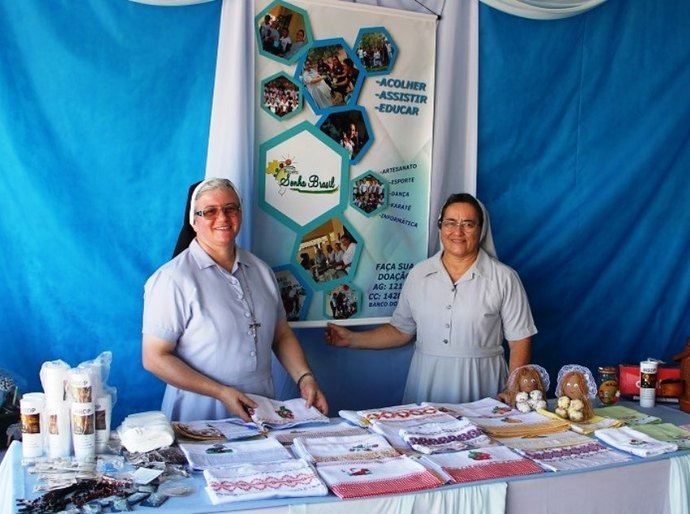 Irmãs Beneditinas fazem arrecadação para manter Centro de Convivência e Fortalecimento de Vínculos no Pedra 90