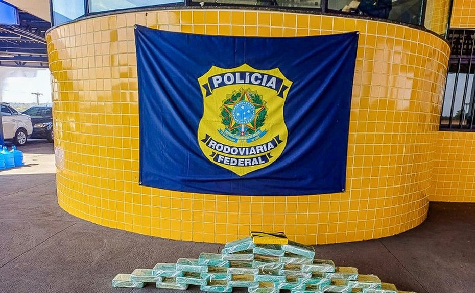 PRF apreende mais de 30 kg de cocaína em ação integrada na BR-070 em Barra do Garças,MT