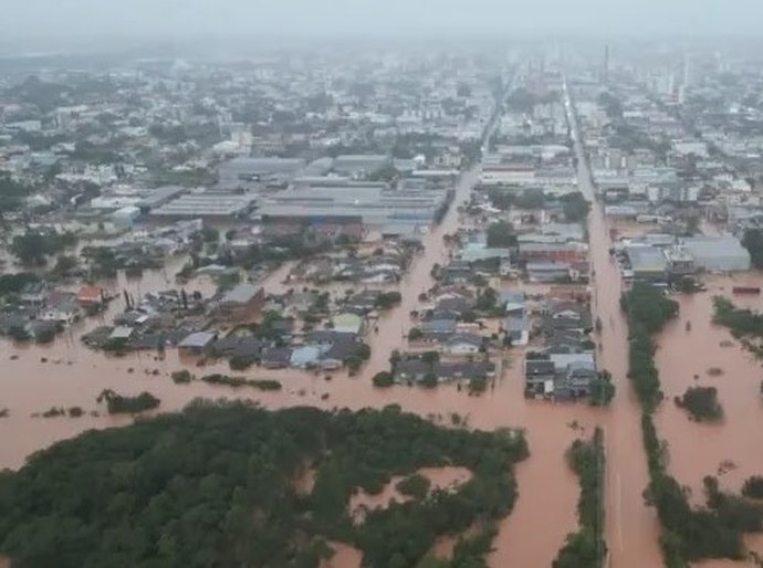 Chuvas no RS: 70% dos municípios e 7,5% da população do estado foram atingidos