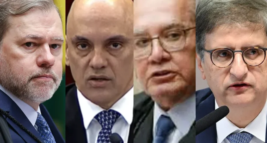 CPI do Crime: relator pede indiciamento de Moraes, Toffoli, Gilmar e Gonet