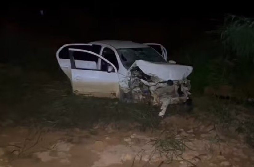 Motorista perde o controle do veículo e capota na MT-140; 3 mortos, pai, filha e neto