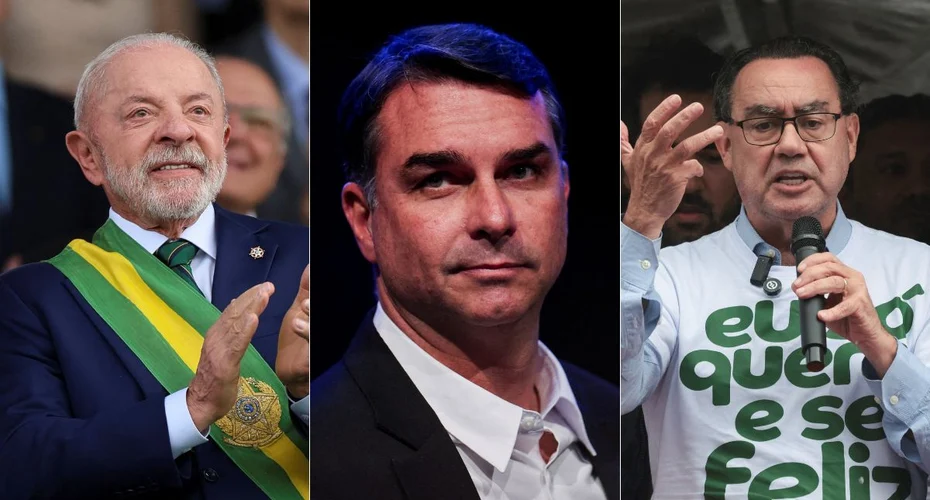 Nexus/BTG: Flávio e Cury ficam numericamente à frente de Lula no 2º turno