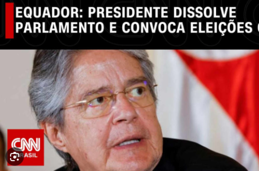 Presidente do Equador dissolve Parlamento e convoca novas eleições no país