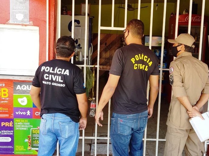 Polícia Civil e Bombeiros fecham distribuidora de gás irregular em Várzea Grande