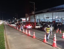 Operação Lei Seca termina com 10 motoristas presos por embriaguez em Várzea Grande