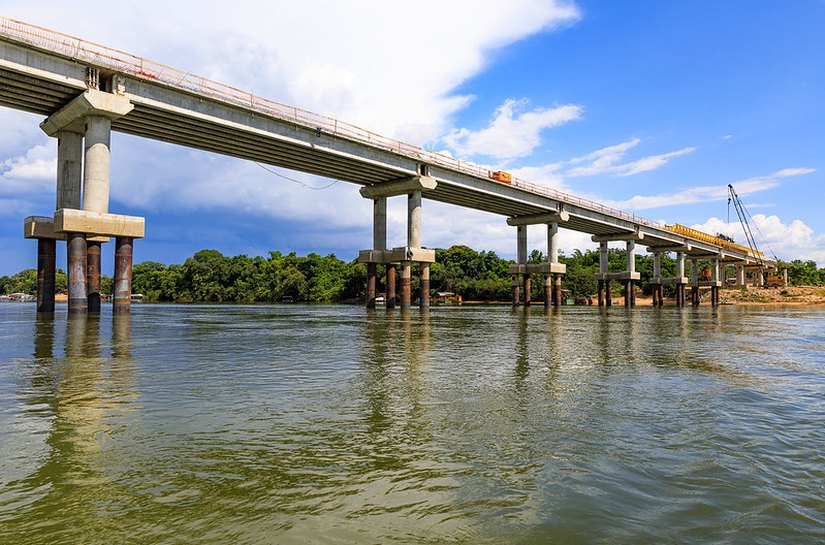 Pontes sobre o Rio Teles Pires vão melhorar logística de toda região Norte de MT