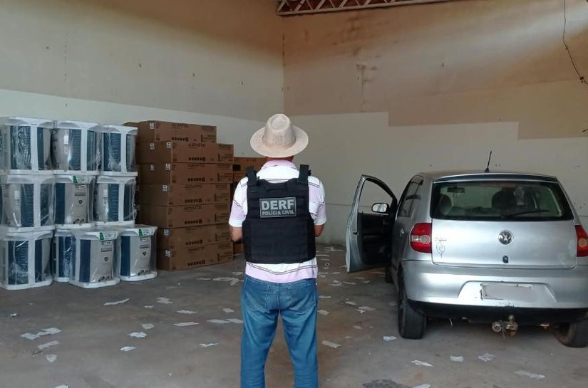 Polícia Civil prende suspeito e recupera 24 aparelhos de ar-condicionado furtados da administração municipal