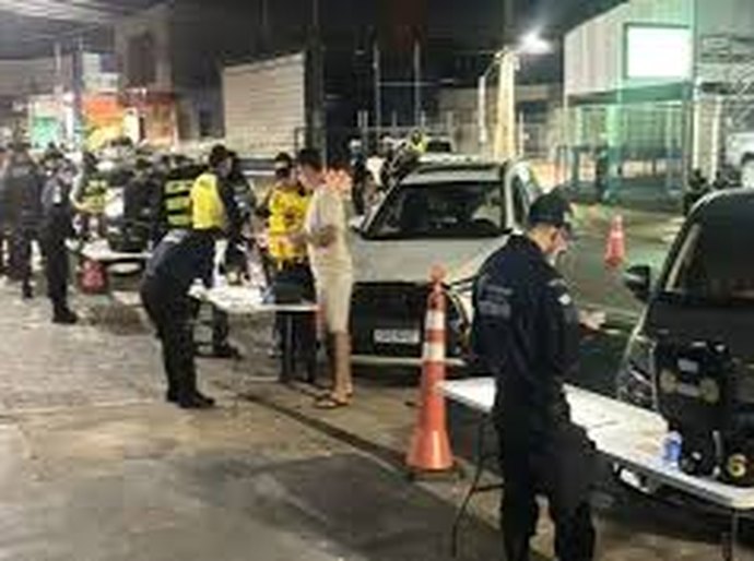 Operação Lei Seca termina com 9 presos em Cuiabá na madrugada desta segunda,14