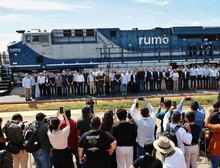 Governo de MT e Rumo inauguram 1º trecho da Ferrovia Estadual: “Mato Grosso é um exemplo do que o Brasil pode fazer”, afirma governador