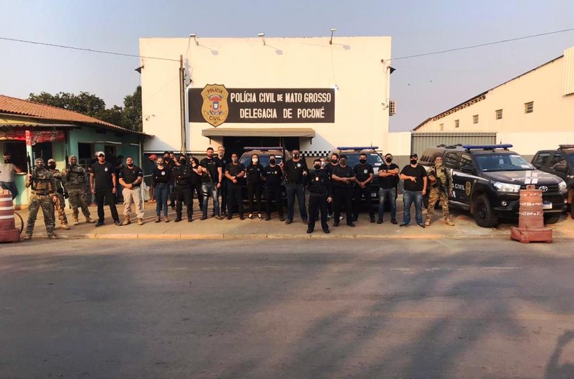 Operação Checkout cumpre 35 ordens judiciais em investigação de crimes graves em Poconé