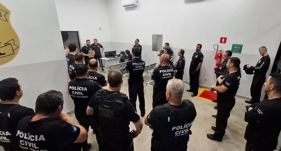 Polícia Civil cumpre mandados contra grupo suspeito de tráfico de drogas em Rosário Oeste,MT