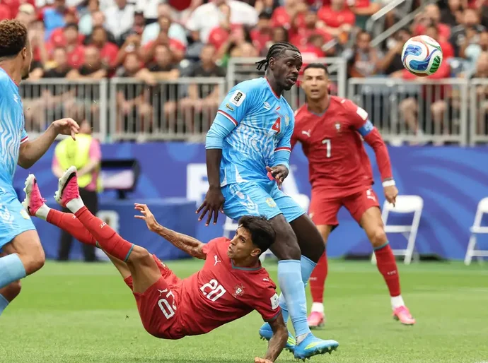 Portugal e RD Congo empatam; congoleses marcam primeiro gol em Copas