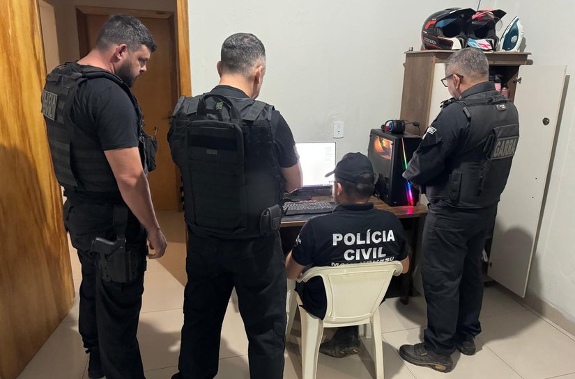 Polícia Civil de MT cumpre mandado em operação nacional contra pirataria digital