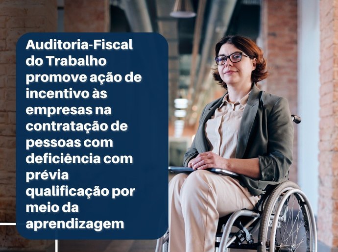 Fiscais do Trabalho alertam as pessoas com deficiência no interior de MT sobre oferta de cursos de qualificação e vagas de emprego